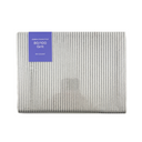 Pack of Zebra foam files with a purple label on a white background